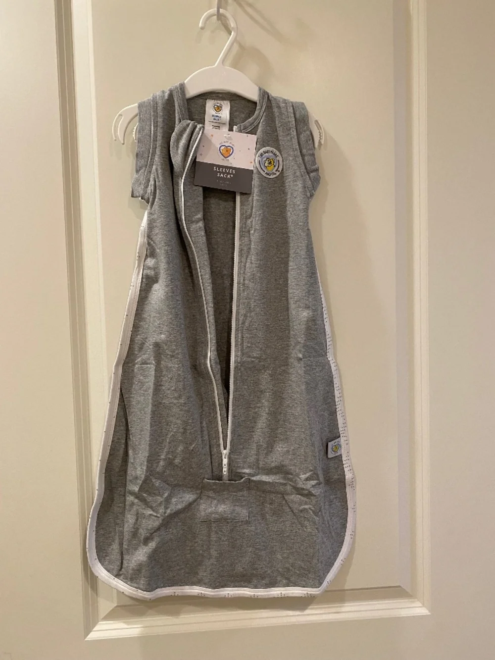 Two Baby Bears Sleeves Sack – Gray | NWT